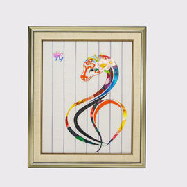 12動物のヘビの家の装飾のリボンの絵画によって組み立てられる芸術の装飾的な壁掛けを塗る中国の黄道帯