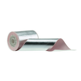 ポリエステル75mm Grosgrainのリボン、耐久ホイルの銀のGrosgrainのリボン