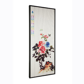 厚い掛かるばねによっては絵画、単一の表面リボンの壁絵画装飾が開花します