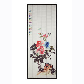 厚い掛かるばねによっては絵画、単一の表面リボンの壁絵画装飾が開花します