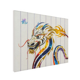 多彩な中国のドラゴンの絵画、ホテルの壁掛けのリボンのアートワーク