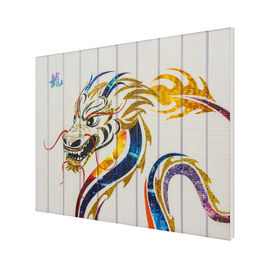 多彩な中国のドラゴンの絵画、ホテルの壁掛けのリボンのアートワーク