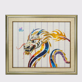 ドラゴンの中国の黄道帯のアートワーク、居間のための組み立てられた装飾的な絵画