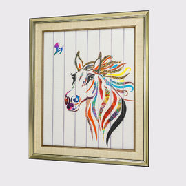 12動物の馬の家の装飾のリボンの絵画によって組み立てられる芸術の装飾的な壁掛けを塗る中国の黄道帯