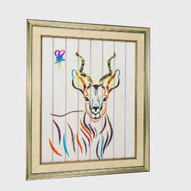 12動物のヤギの家の装飾のリボンの絵画によって組み立てられる芸術の装飾的な壁掛けを塗る中国の黄道帯