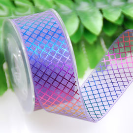 芳香の包装の虹のオーガンザRibbonの19mmの長さの薄いオーガンザのリボン
