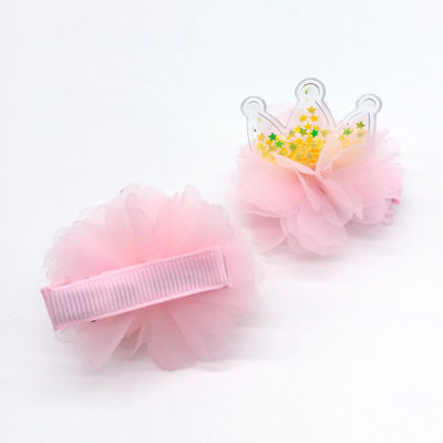 赤ん坊のためのKids Plain Girls Fabric星の設計王女のヘッドバンド